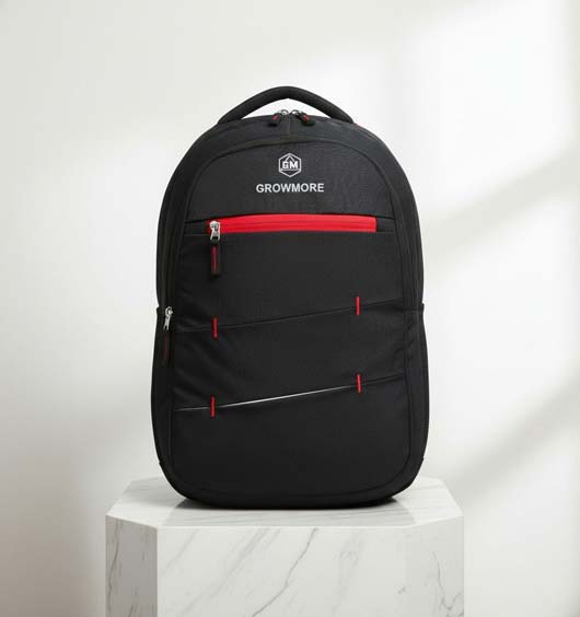 Crown Black Laptop Backpack