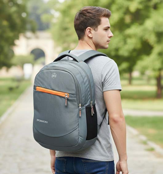 Crown Grey Laptop Backpack